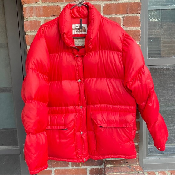 red puffer north face